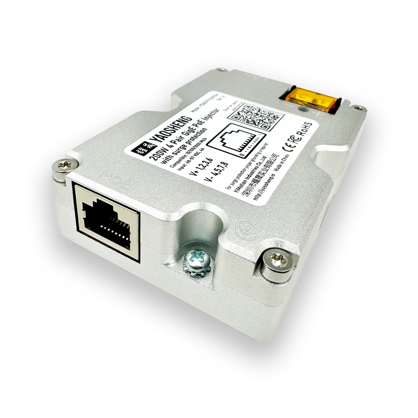 200W PoE Injector with Comprehensive Protection for All Standard Starlink Models